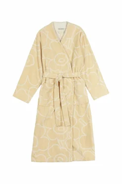 Marimekko Badetøj|Badekåber>Badekåbe Piirto Unikko Strå, råhvid