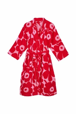 Marimekko Badekåber>Badekåbe Unikko Rosa, rød