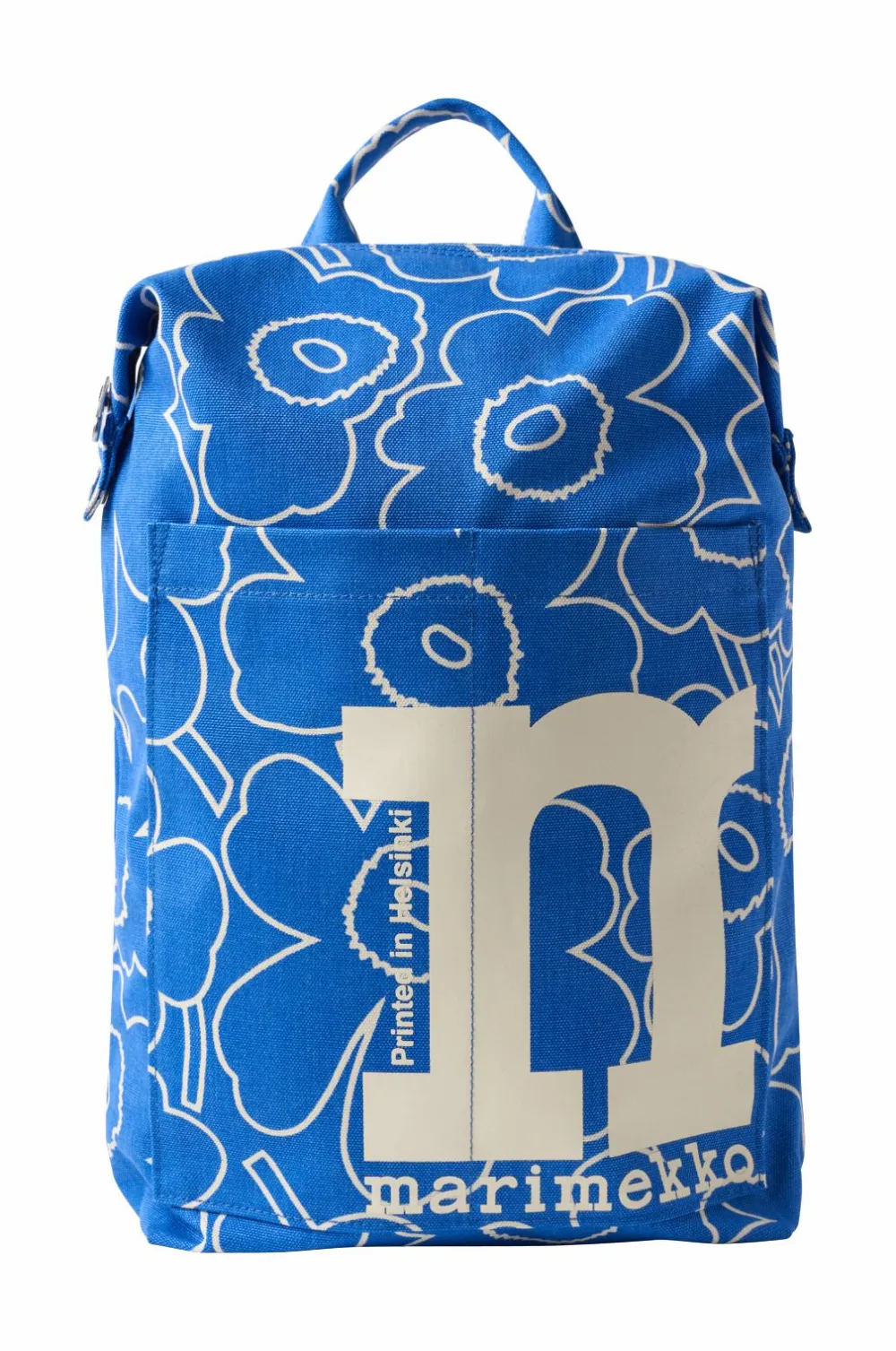 Marimekko Mono Backpack Piirto Unikko blå, råhvid Best