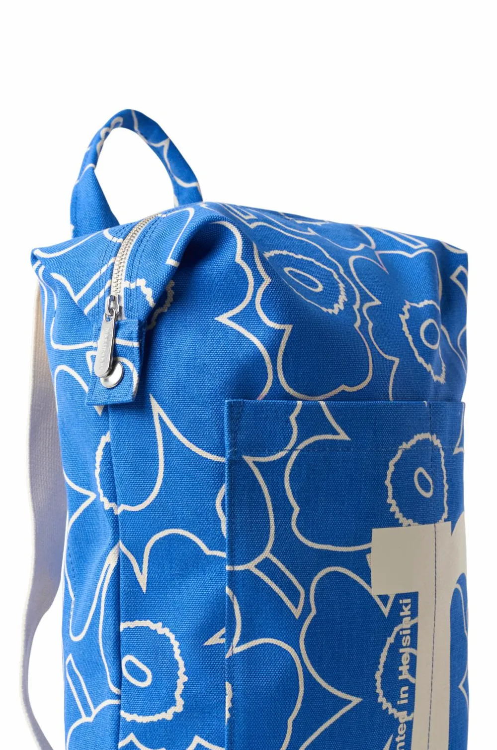 Marimekko Mono Backpack Piirto Unikko blå, råhvid Best