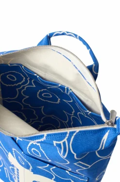 Marimekko Mono Backpack Piirto Unikko blå, råhvid Best
