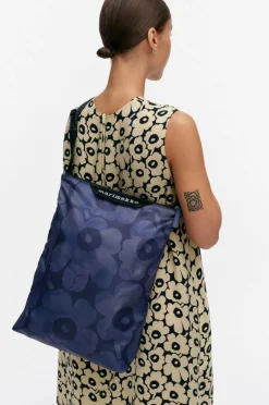 Marimekko Taske Neat Crossbody Unikko M Dark Blue/Blue Outlet