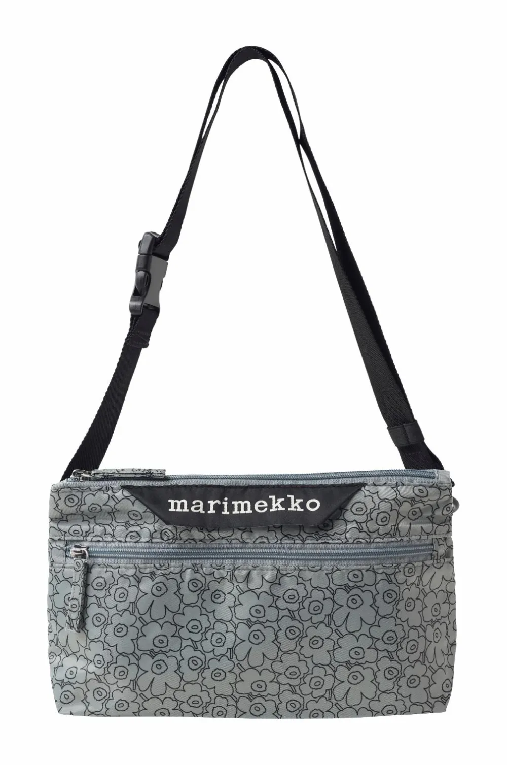 Marimekko Taske Neat Crossbody Piirto Unikko S Grey/Black New