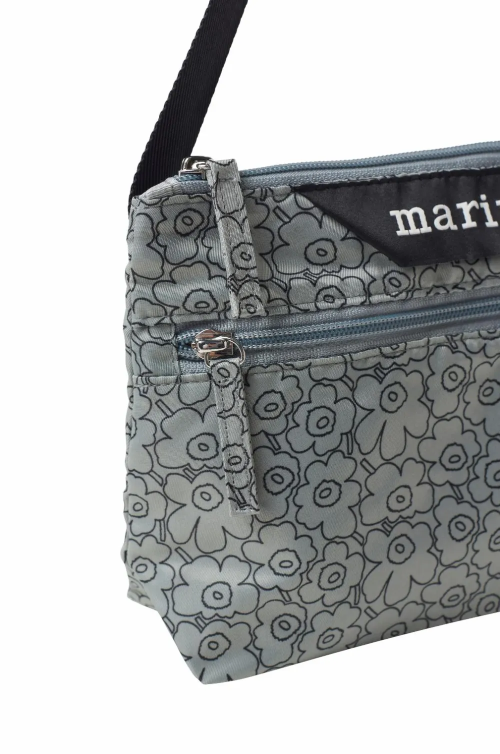 Marimekko Taske Neat Crossbody Piirto Unikko S Grey/Black New