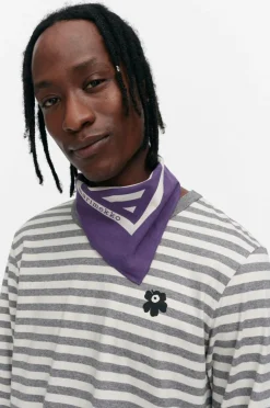 Marimekko Tørklæde Astrilli Unikko Purple/Off White Online