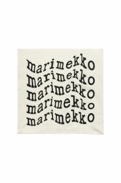 Marimekko Tørklæder & Halstørklæder>Tørklæde Astrilli Logo Black/Off White