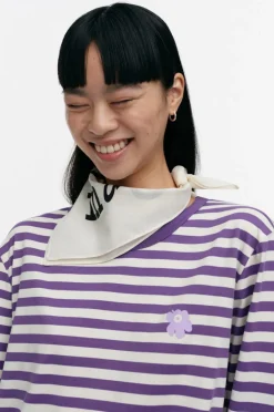 Marimekko Tørklæder & Halstørklæder>Tørklæde Astrilli Logo Black/Off White