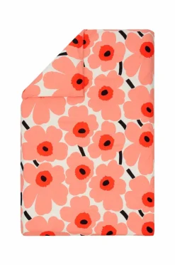 Marimekko Unikko Dc 150X210Cm off white,coral,o.red,charcoal Hot