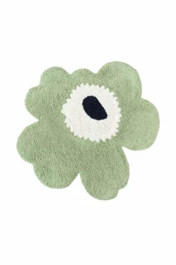 Marimekko Unikko Frotté-bademåtte 73X74 cm Salvie, råhvid