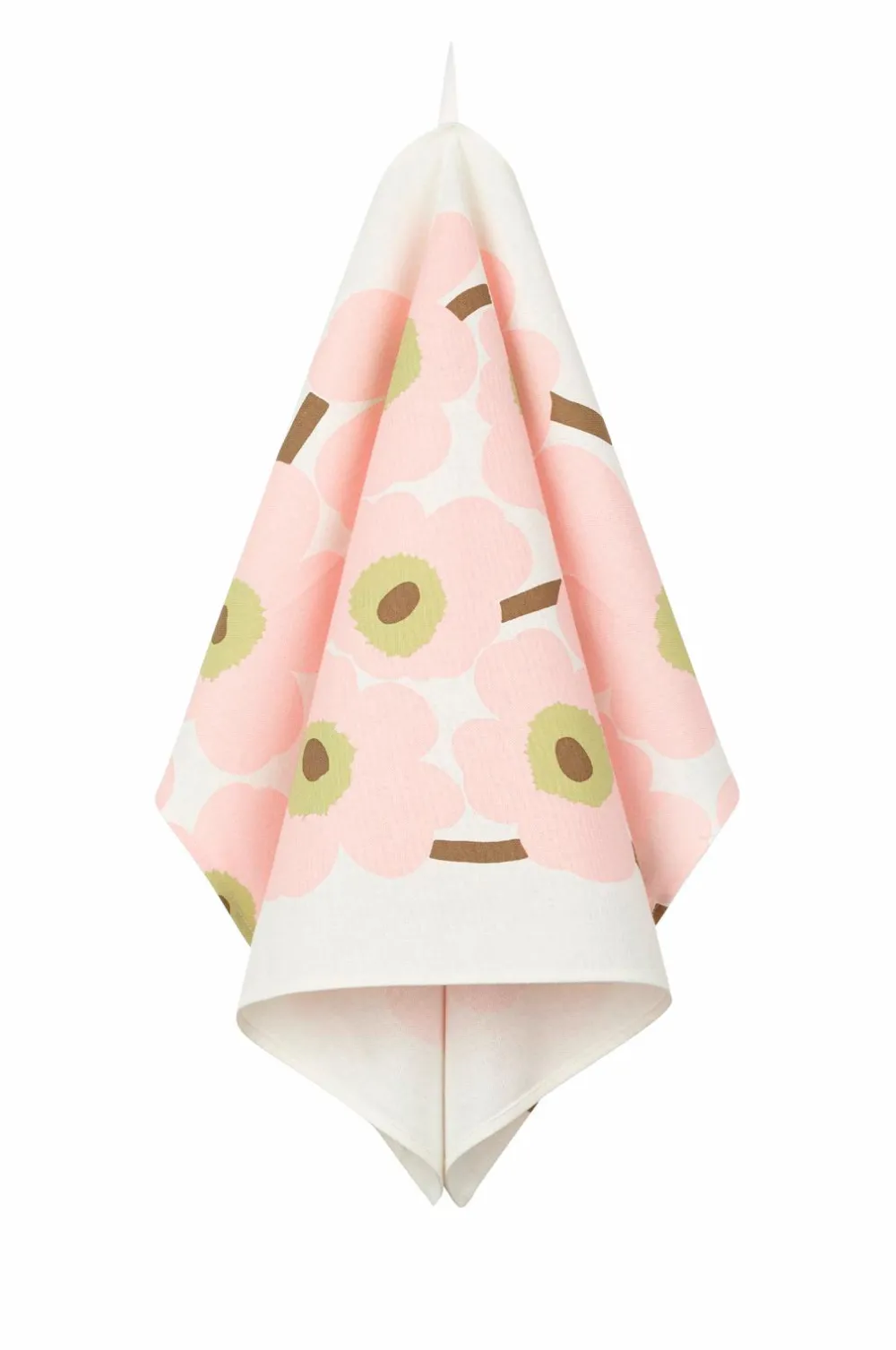 Marimekko Unikko Tea Towel 43X70Cm off white, pink, pære, sand Outlet