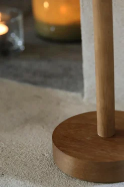 Markslöjd Julebelysning>Bordstjerne Speranza 1L 45cm Bejdset brun/hvid