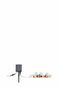 Markslöjd Udendørsbelysning>Festlyskæde Suno 10L Solar/Trafo Sort