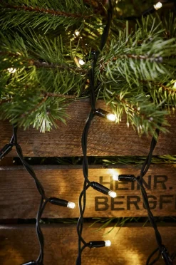 Markslöjd Gardin CHRISSLINE 1x1,5 m 100L LED Original Ekstra Sort mat sort New