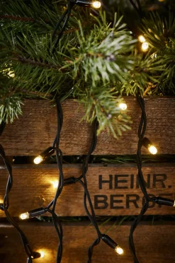 Markslöjd Lyskæder>Gardin CHRISSLINE 1x1,5m 100L LED Varm hvid Ekstra Sort mat sort