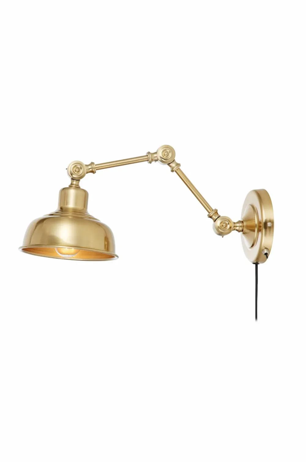 Markslöjd GRIMSTAD væg 1L Mørk messing New