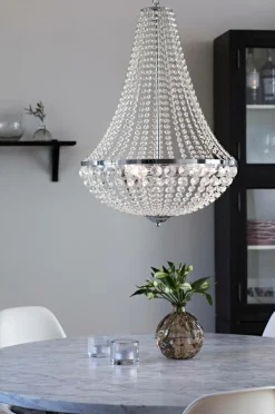 Markslöjd Krystallysekroner>GRÄNSÖ Lysekrone 3L /MC Krom