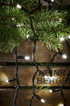 Markslöjd Lyskæder>Istap CHRISSLINE 100L Kold hvid Ekstra Sort mat sort