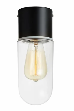 Markslöjd Badeværelsesbelysning>Loftlampe ZEN, sort metal Sort/klar