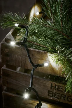 Markslöjd Lyskæder>Lyskæde CHRISSLINE 50L LED Kold Hvid Ekstra Sort mat sort