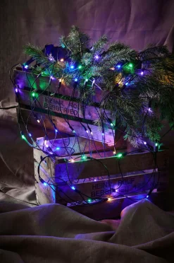 Markslöjd Lyskæde Net CHRISSLINE 1,7x2 m 100L Multi Ekstra Sort mat sort