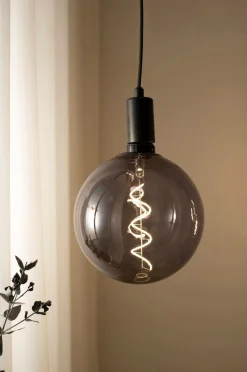 Markslöjd Lyskilde Globe E27 4W Soft LED 200 mm Røgfarvet