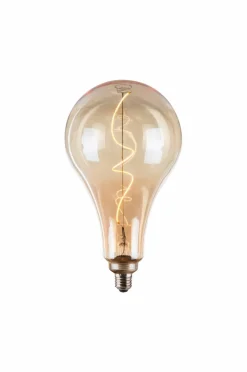 Markslöjd Lyskilde Pear E27 4W Soft LED 168 mm Amber