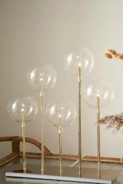 Markslöjd MÄSTER lysestage 5L Guldfarvet Hot