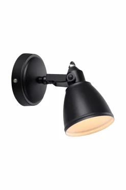 Markslöjd Væglampe FJÄLLBACKA 1L, IP44 Black mdf/metal Clearance