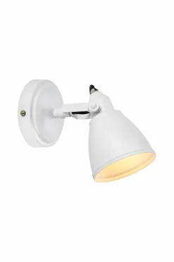 Markslöjd Badeværelsesbelysning>Væglampe FJÄLLBACKA 1L, IP44 Hvid