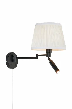 Markslöjd Væglamper>Væglampe Pivot Offwhite/sort