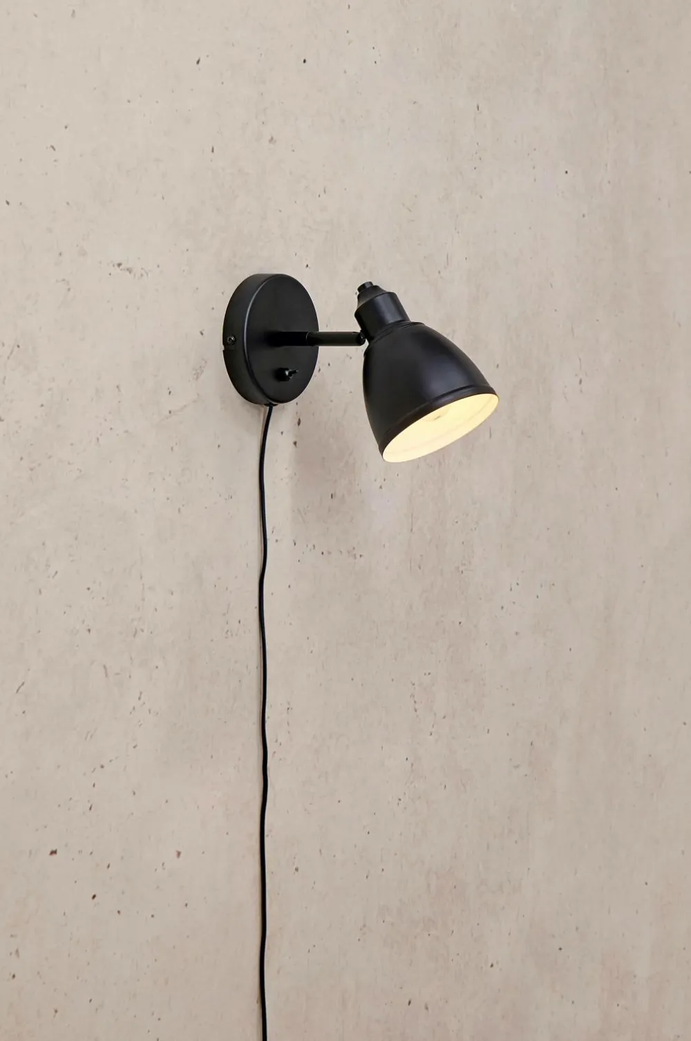 Markslöjd Væglamper>Væglampe Story Mat sort