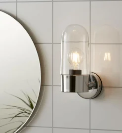 Markslöjd Badeværelsesbelysning>Væglampe ZEN, krom Krom/klar