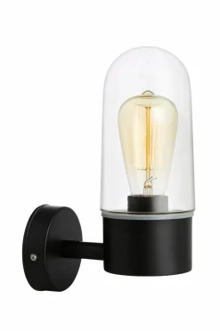 Markslöjd Badeværelsesbelysning>Væglampe ZEN, sort metal Sort/klar