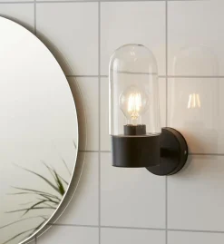 Markslöjd Badeværelsesbelysning>Væglampe ZEN, sort metal Sort/klar