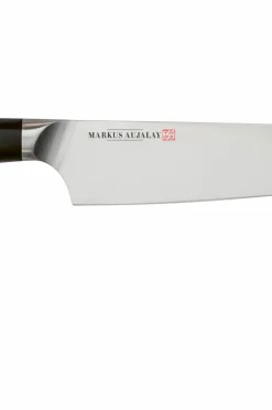 Markus Aujalay Brødkniv Classic 35 cm Nikkelpletteret messing Hot