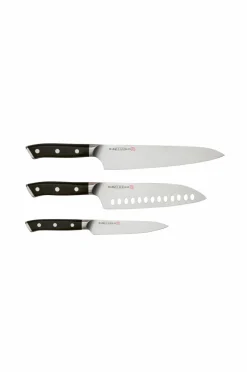 Markus Aujalay Knivsæt Classic 3 dele Nikkelpletteret messing Sale