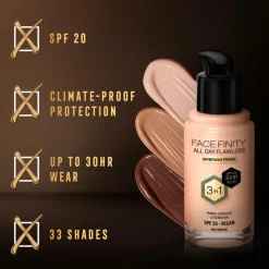 Max Factor All Day Flawless 3in1 Foundation 55 Beige Online