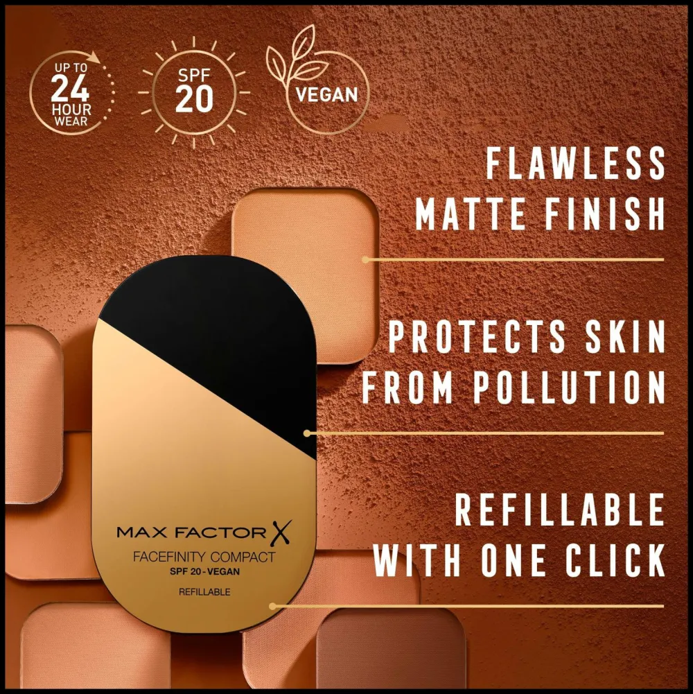Max Factor Ansigt>Facefinity Compact refill 006 golden refill