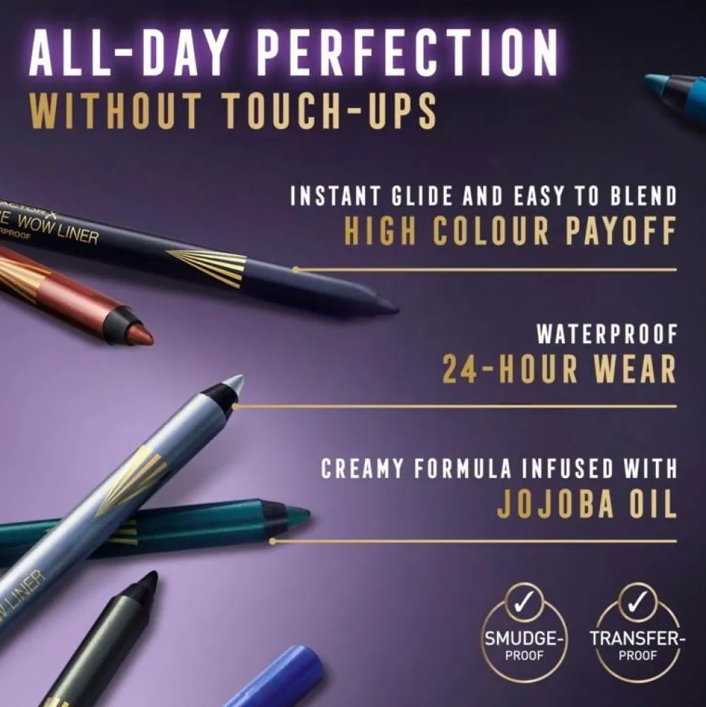 Max Factor Masterpiece Wow Liner Ocean Blue 510 Hot