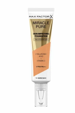 Max Factor Miracle Pure Foundation 30 ml 70 Warm sand Best