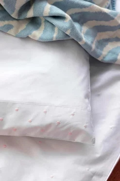 Mille Notti Dyne- & Pudebetræk Til Børn>Baby Pudebetræk Bello Økologisk Lyserød