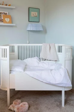 Mille Notti Babydynebetræk Bello Økologisk Lysegrå Hot