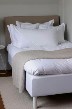 Mille Notti Belmondo betræk til sengebund Hvid New