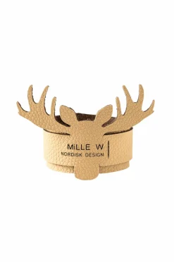 MiLLE W NORDISK DESIGN Servietring elg 4-pak Beige Outlet
