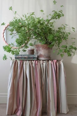 Mimou Bistro gardin Håndvævet bomuld Lyserød Online