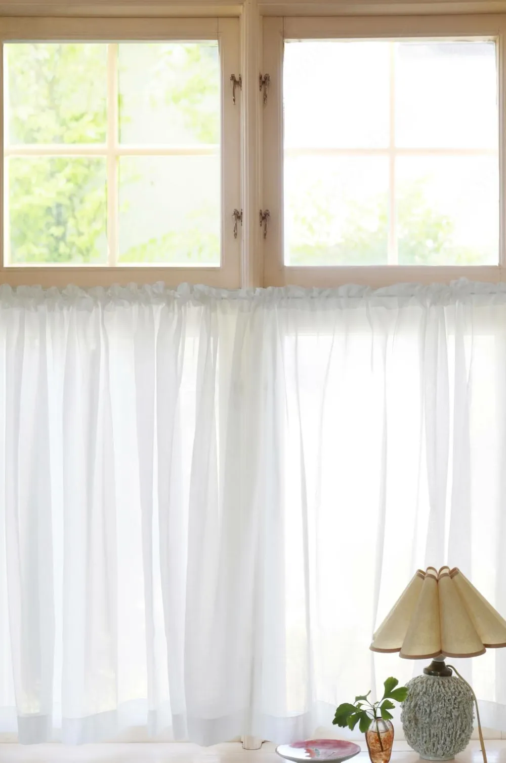 Mimou Cafégardin Grace dobbelt bredde Hvid Sale