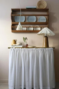 Mimou Cafégardin Wicklow dobbelt bredde Hvid Best