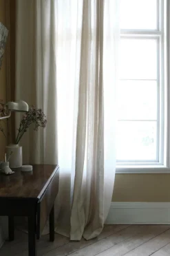 Mimou Gardin Field hørlærred, bred Porcelænsbeige Best