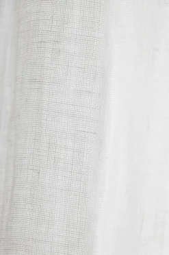 Mimou Gardin Kelly, hørlærred, dobbelt bredde Hvid New