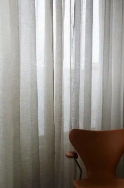 Mimou Hørgardiner>Gardin Kelly, hørlærred, dobbelt bredde Natur